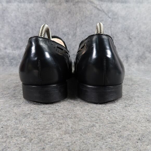 Florsheim Shoes Men 7.5 Loafer Tassel Leather Black Classic Slip On Dress Formal main image 12